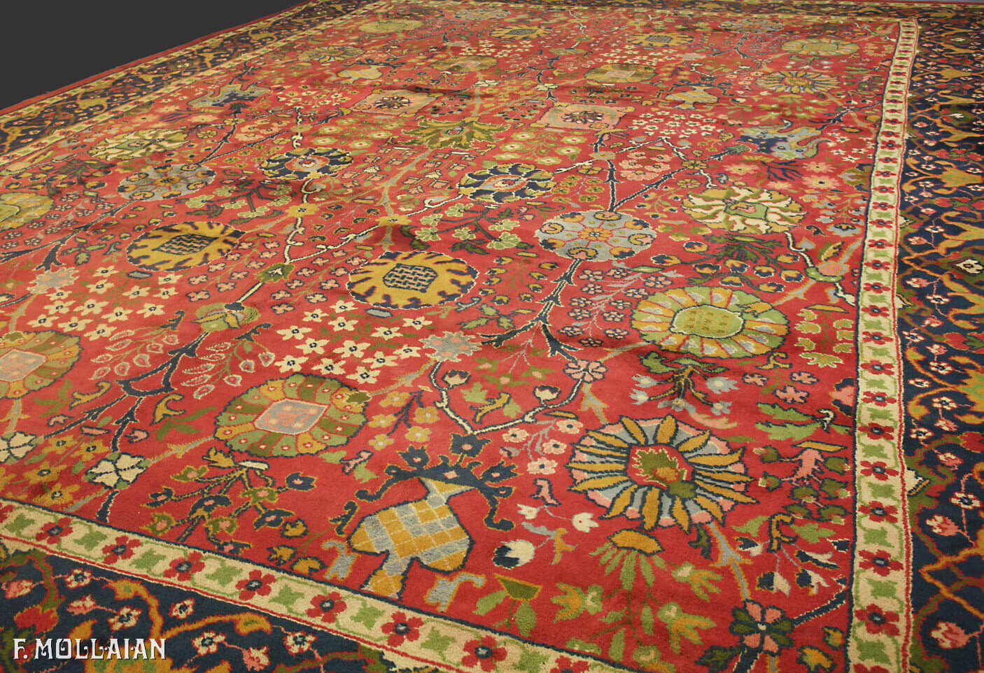 A Very Large Antique English Donegal Carpet n°:42237089